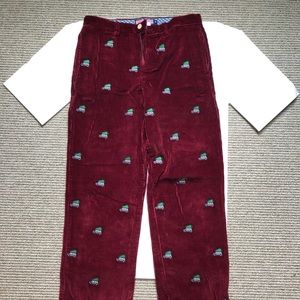 Boys Vineyard Vines Corduroy Christmas Pants